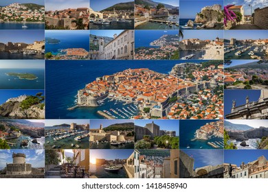 Collage Photos City Dubrovnik Croatia Stock Photo 1418458940 | Shutterstock