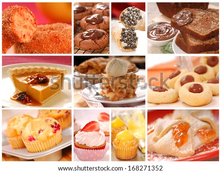Resultado de imagen para images of a DESSERT: CAKE, DONUTS, PIES, AND COOKIES.
