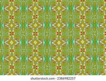 A collage of soap bubbles that created a pattern on a green background. Collage of one photo repeated nine times in the GIMP photo editor. The background image was created by the photographer.