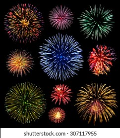 1,298 Varieties Fireworks Images, Stock Photos & Vectors 