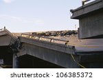 Collapsed bridge