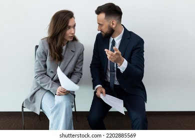 Colleagues Align With Each Other Before Making An Important Decision In The Office