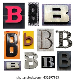 Collection alphabet. Letter B