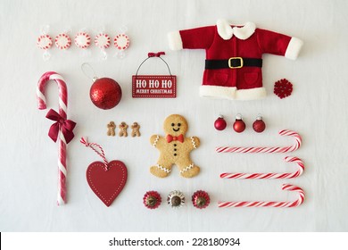 Collection Of Christmas Objects