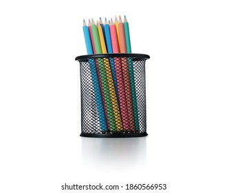 Collection Colour Pencil In Bottle Metal