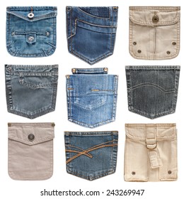 denim jeans pocket design
