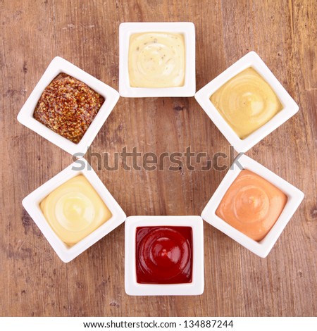 Similar – Image, Stock Photo Mayo Ketchup Mayo