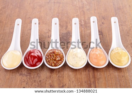 Image, Stock Photo Mayo Ketchup Mayo