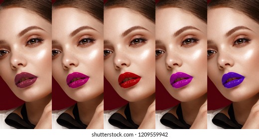 568,268 Girl red lips Images, Stock Photos & Vectors | Shutterstock