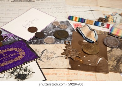 A collection of family documents