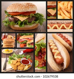 Collection Of Fast Food Image