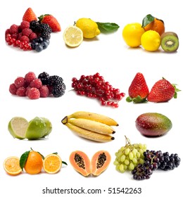 Cute Fruits Seamless Background Stock Vector (Royalty Free) 117199684