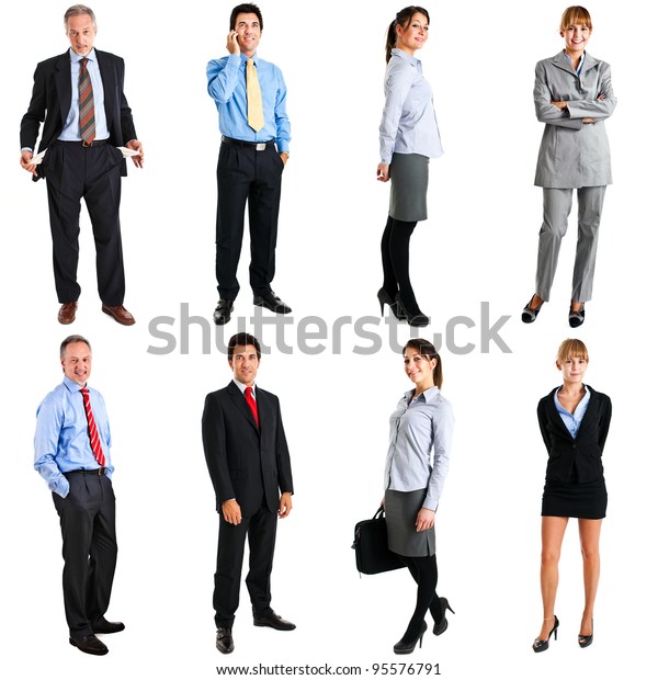 Collection Full Length Portraits Business People Stock Photo (Edit Now ...