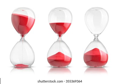 red sand hourglass