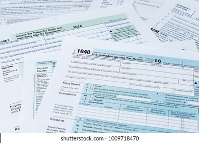 Collection Of IRS Federal Income Tax Forms