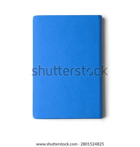 Collection of Multiple kinds of Diaries with different colors, textures, angles with shadows and High Resolution, isolated on White Background.