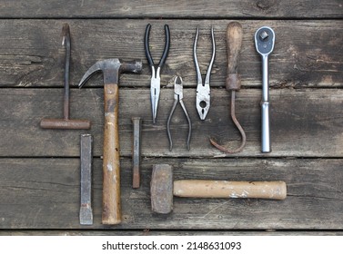 Collection Of Old Hand Tools