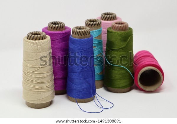 Collection Partly Used Weaving Yarn 52 Stock Photo Edit Now