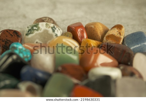 Collection of Semi Precious\
Gem Stones