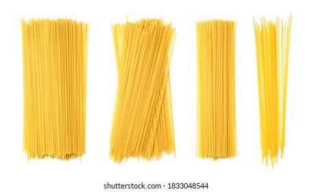 Collection of spaghetti isolated on white background - Powered by Shutterstock