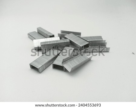 collection of staples on a white background