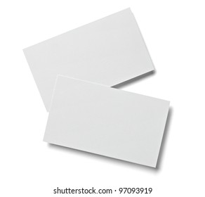 collection of various  blank white paper on white background with clipping path - Powered by Shutterstock