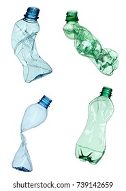 Collection Various Plastic Bottles On White Stock Photo 739142659 ...