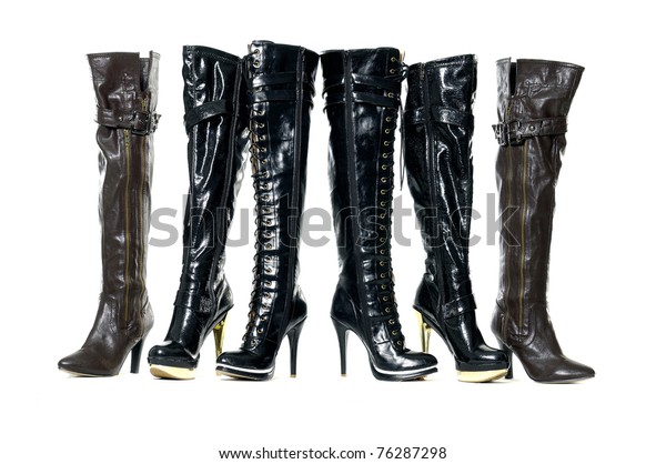 types of black boots