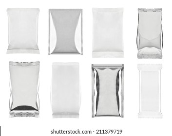 Foil Plastic Paper Bag Front Back Stock Photo 492715129 | Shutterstock