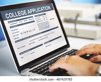 College Application Form Education Concept 