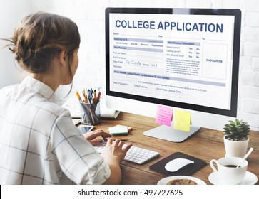 College Application Form Education Concept 