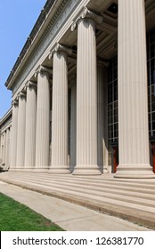 College Building With Columns