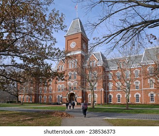 College building in fall - Shutterstock ID 238536373