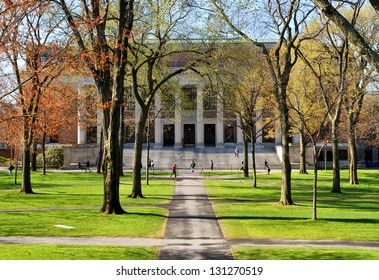 College campus in the spring - Shutterstock ID 131270519