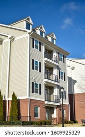 A College Dorm Building In The United States 