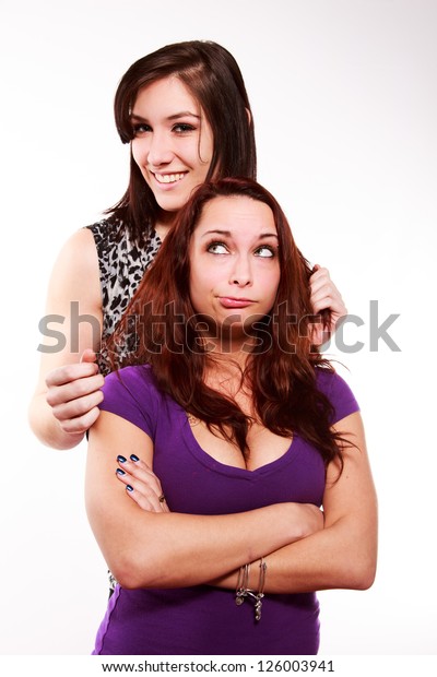 College Girls Having Fun Stockfoto 126003941 Shutterstock