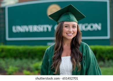 College Graduation Photo On University Campus