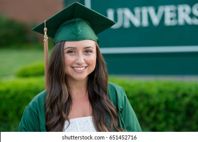 College Graduation Photo on University Campus