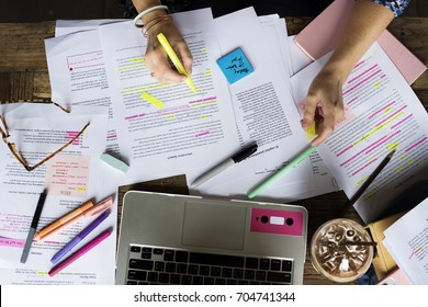 College People Study Learning Reading Lecture Notes - Shutterstock ID 704741344