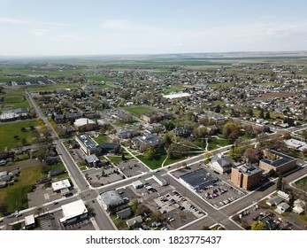 COLLEGE PLACE, WASHINGTO, UNITED STATES - Sep 05, 2017: Walla Walla Valley, College Place Washington, Displaying Walla Walla University