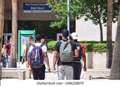 College Students Are Back To School At Pima Community College In Tucson, Arizona On August 27, 2018