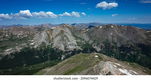 Collegiate Peaks In The Colorado Rockies