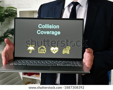  Collision Coverage sign on the sheet.