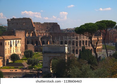 Colloseum In Rome, Italy