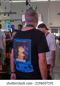 COLOGNE - AUG 28, 2022: Visitor At Gamescom In Cologne