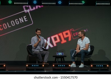 COLOGNE, GERMANY - JUN 28th 2019: Ben Barnes And Steven Gätjen At CCXP Cologne, A Four Day Fan Convention