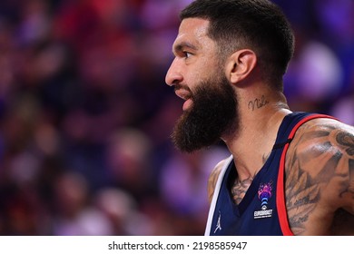 COLOGNE, GERMANY - SEPTEMBER 6, 2022: Vincent Poirier. The Basketball Match Of Eurobasket 2022 Bosnia And Herzegovina Vs France