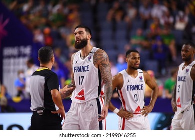 COLOGNE, GERMANY - SEPTEMBER 7, 2022: Vincent Poirier. The Basketball Match Of Eurobasket 2022 France Vs Slovenia