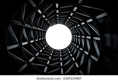 Cologne Lanxess Arena parking garage driveway abstract perspective - Powered by Shutterstock