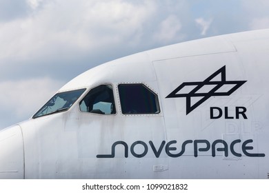 Cologne, Nrw/germany - 25 05 18: Zero G Airplane On Ground At Cologne Bonn Airport Germany